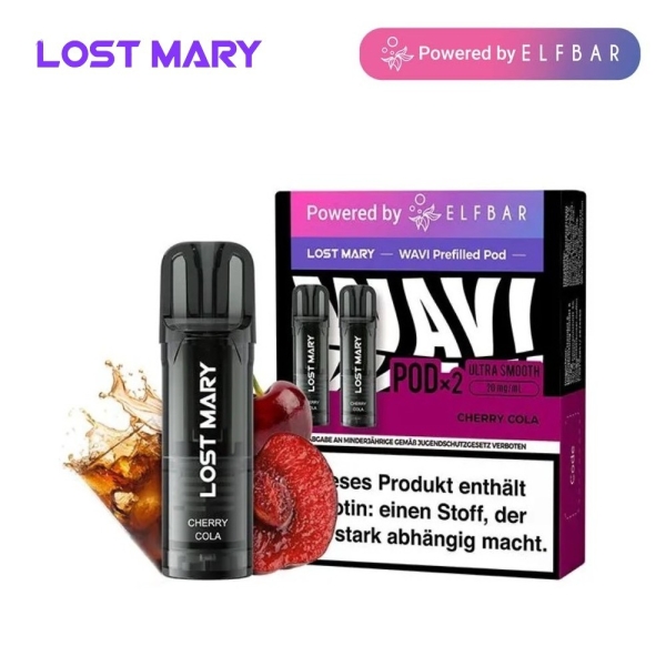 Lost Mary Wavi - Cherry Cola - Prefilled Pod 2ml/ Stück
